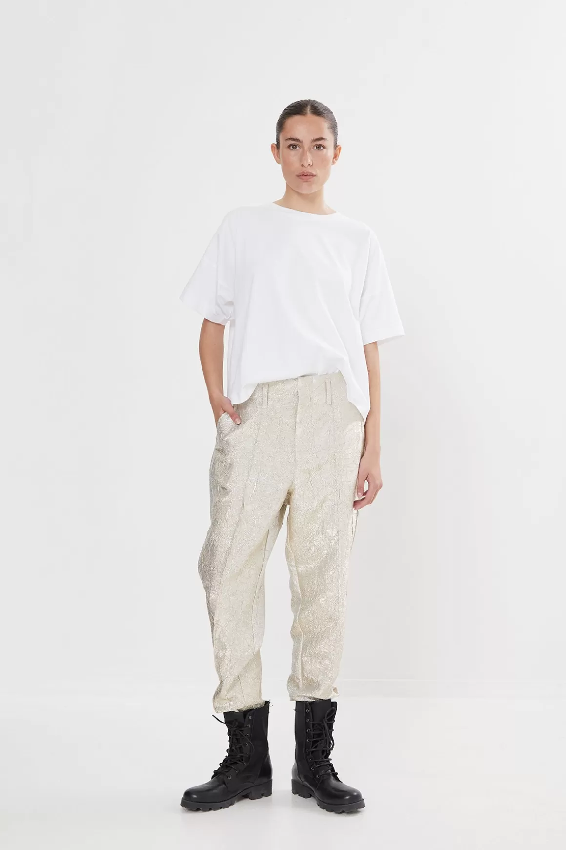 Rabens Saloner Pants | Bello Light Gold