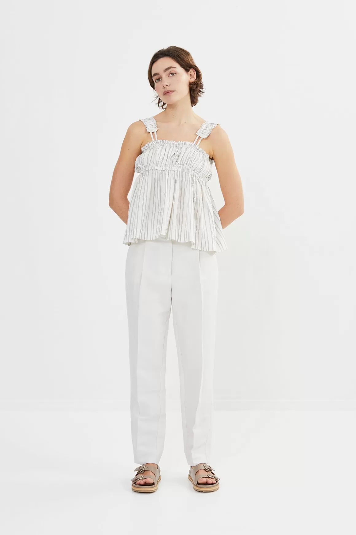 Rabens Saloner Tops & T-Shirts | Galia Off White