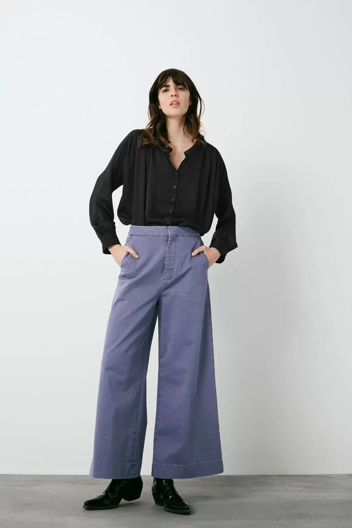 Rabens Saloner Pants | Genny Military Blue