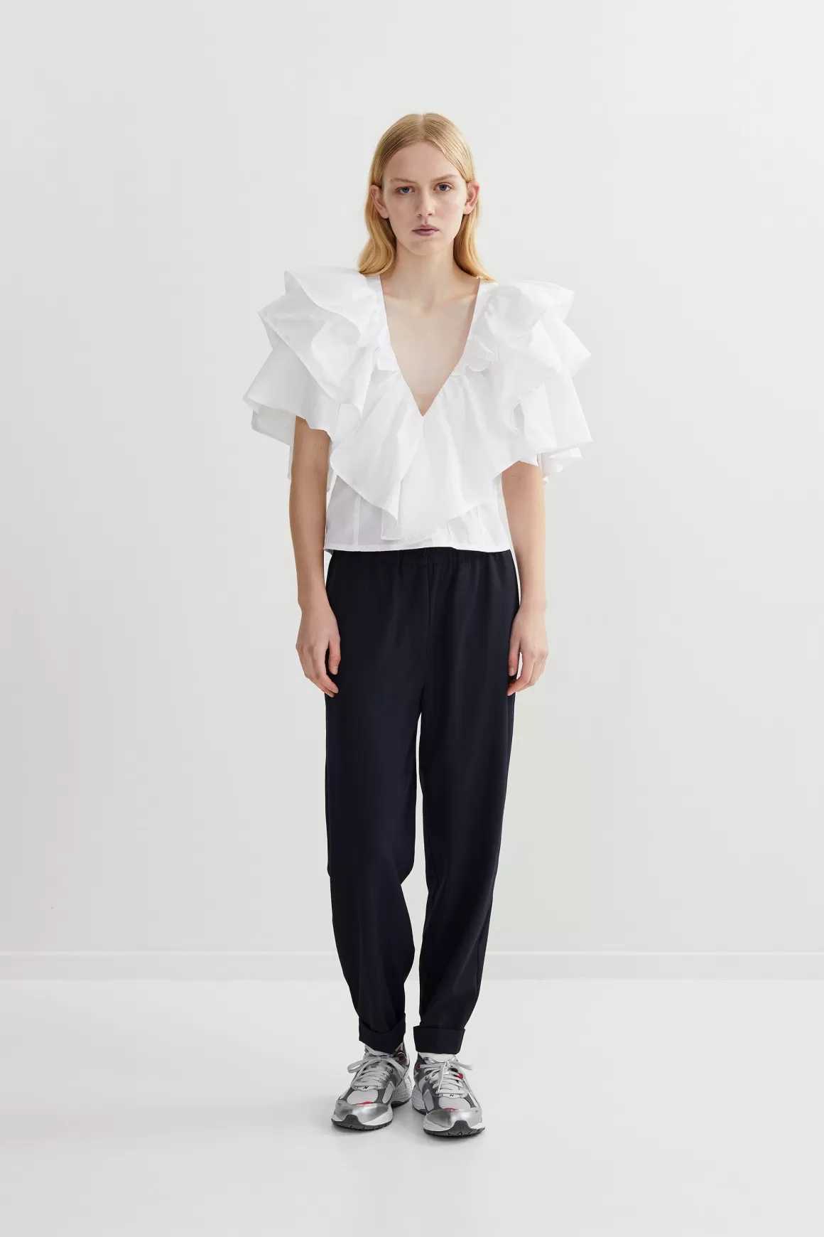 Rabens Saloner Tops & T-Shirts | Luzia White