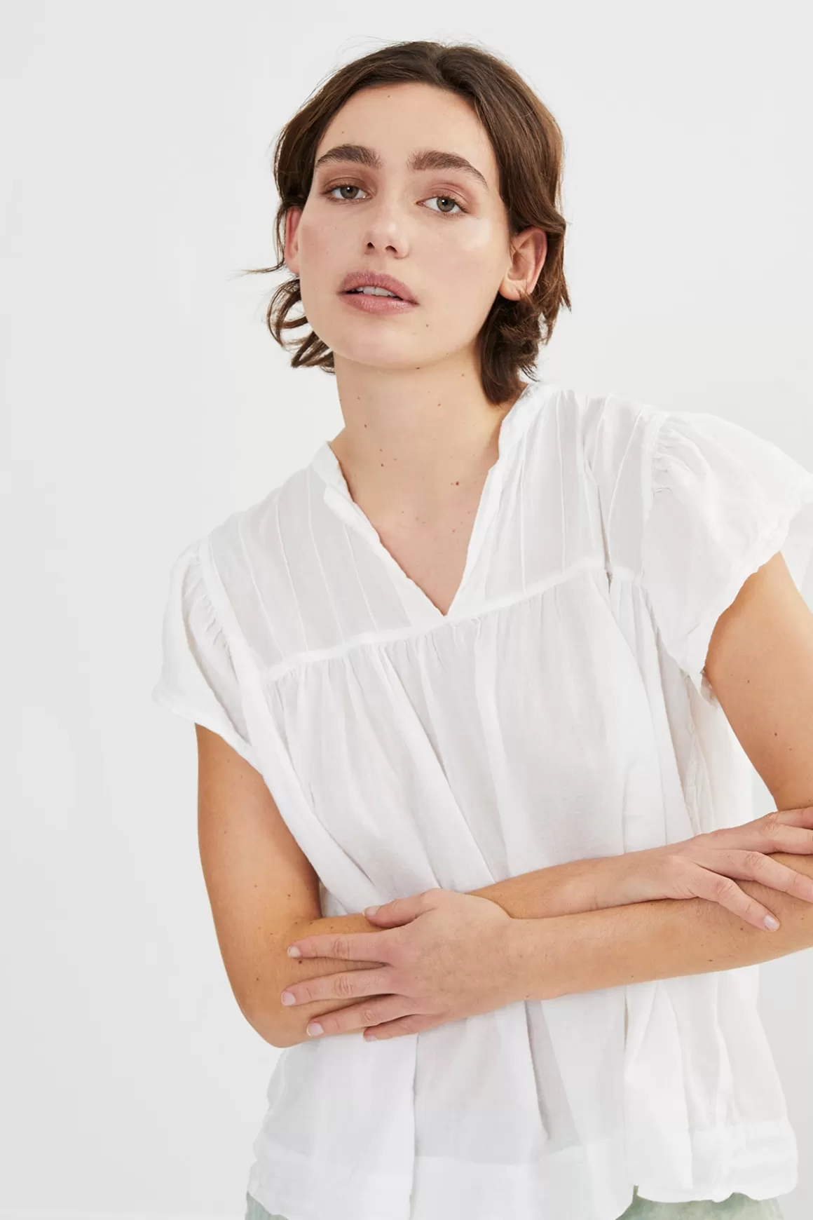 Rabens Saloner Tops & T-Shirts | Melany White