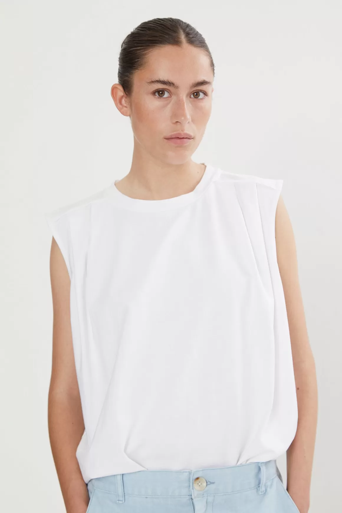 Rabens Saloner Tops & T-Shirts | Salma White